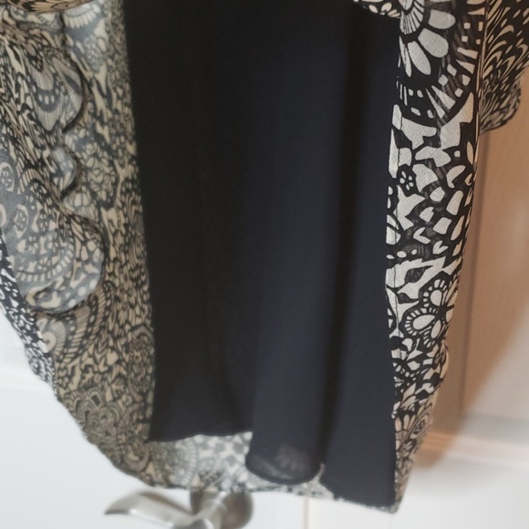 Ann Taylor Petite Silk Patterned Lined Skirt - Picture 4 of 5